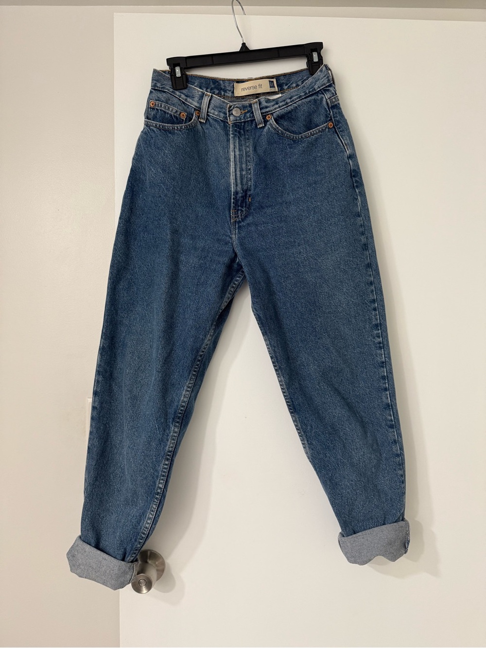 Vintage GAP Reverse Fit Medium Blue Boyfriend Jeans